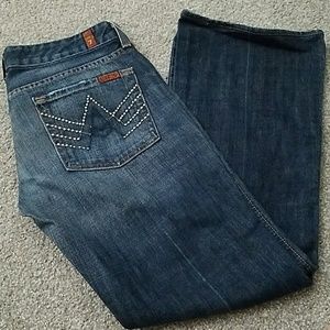7 for All Mankind Embellished A Pocket Jeans